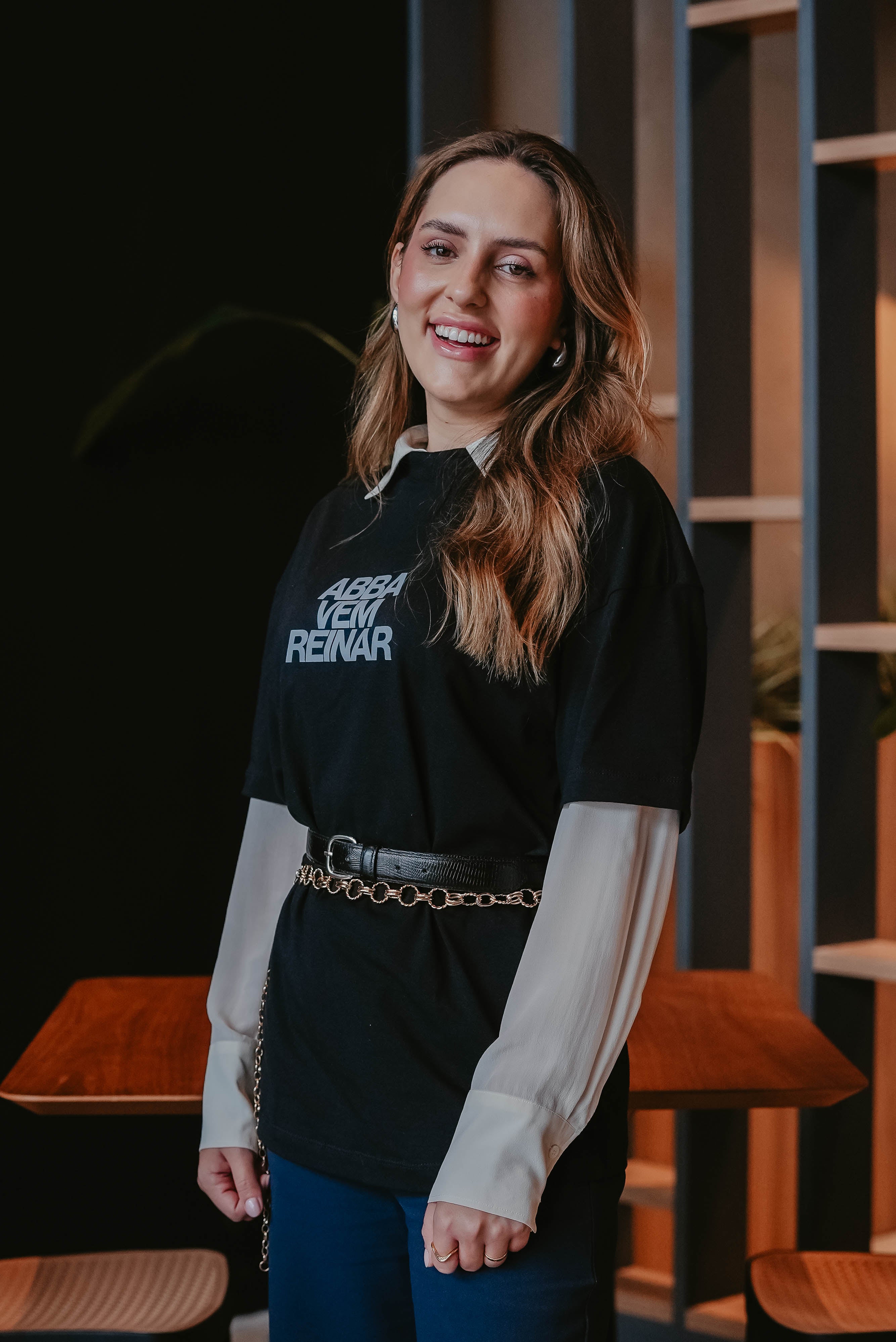Camiseta "Abba, Vem Reinar" | Coleção Algo Novo