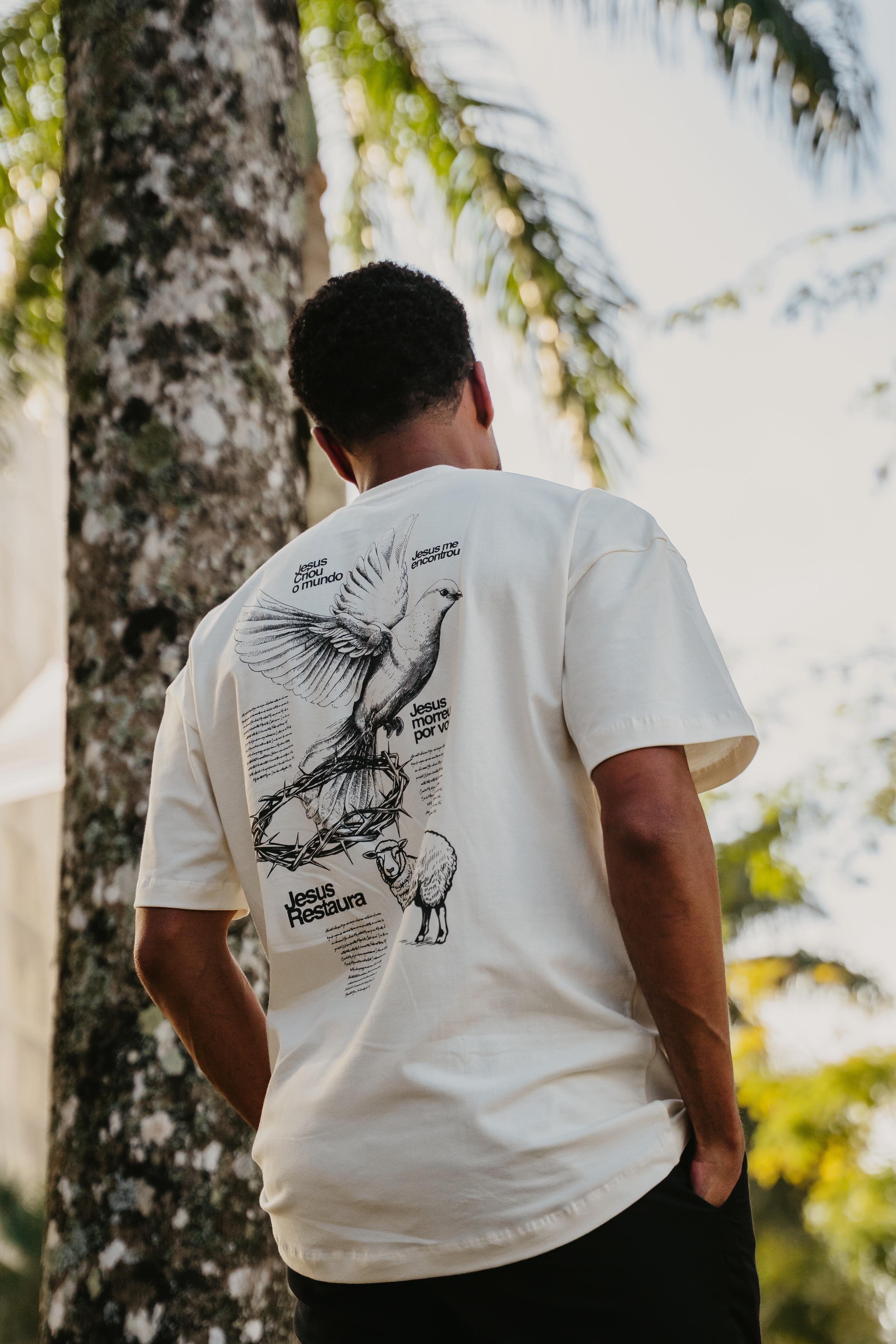 CAMISETA - JESUS ME ENCONTROU 1.0